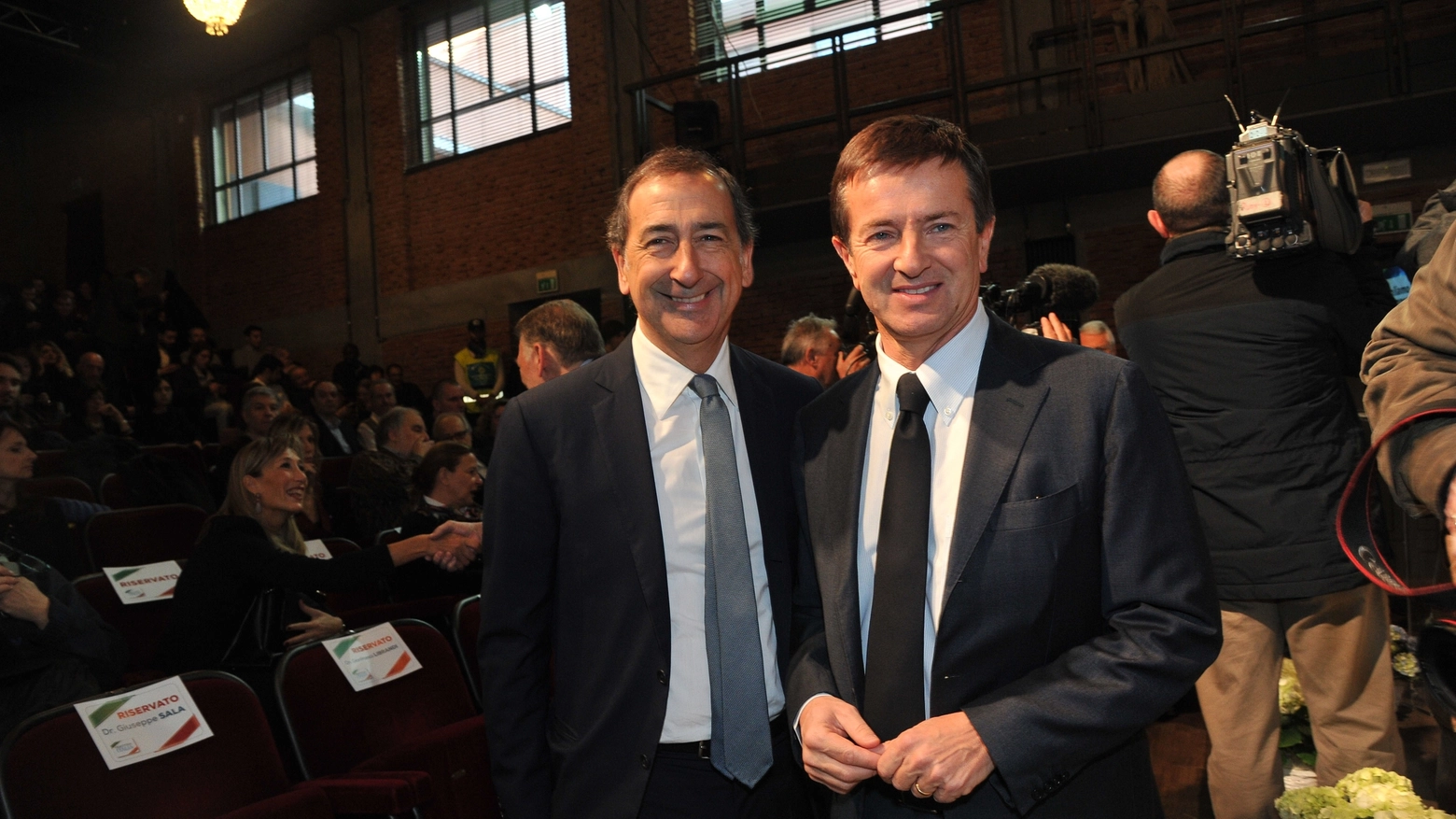 Giuseppe Sala e Giorgio Gori alleati per le Regionali (Newpress)