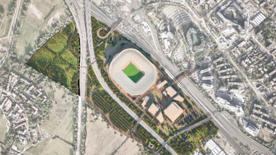 Progetto stadio Milan a San Donato