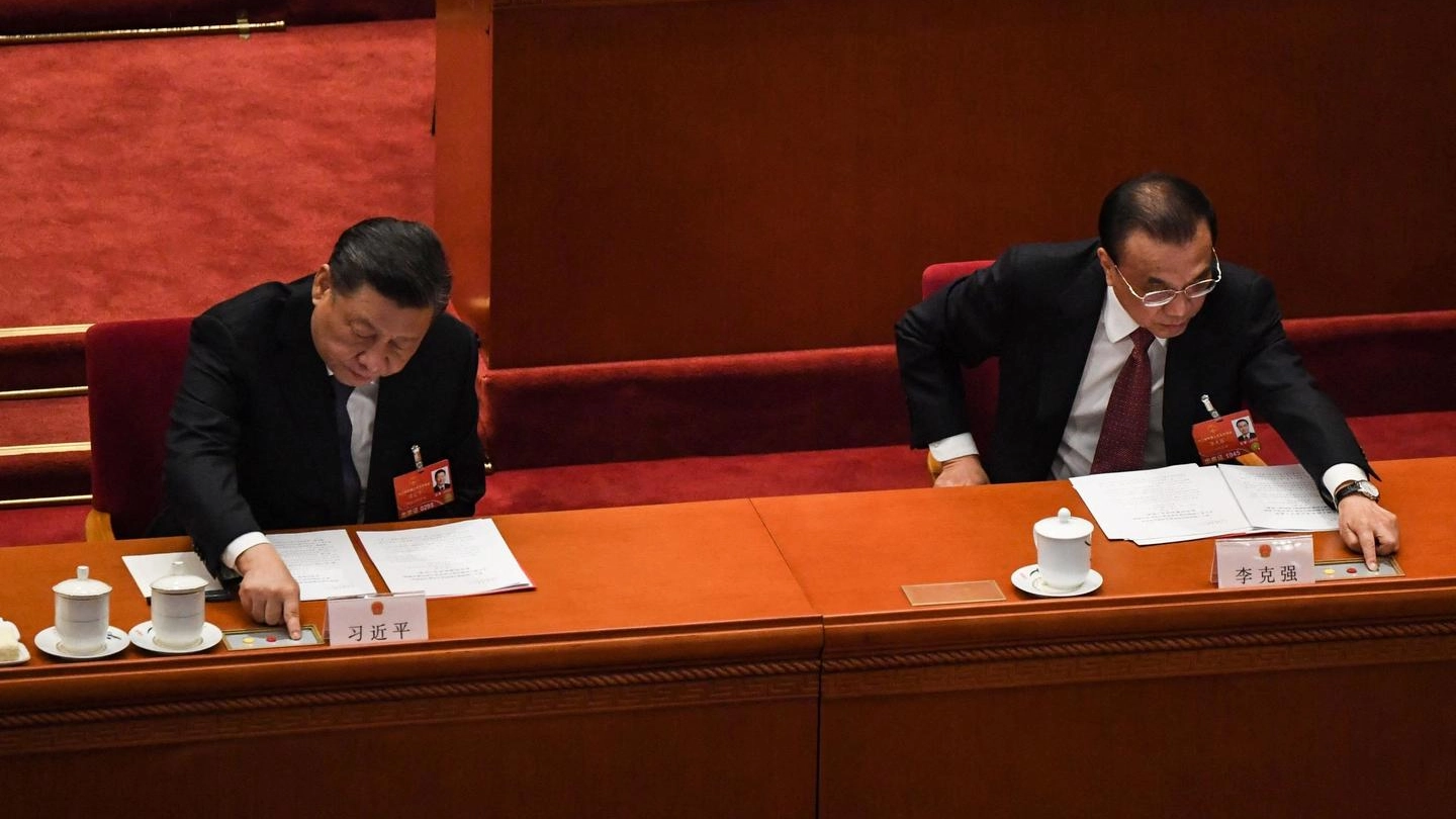 Il leader cinese Ki Jinping e il premier Li Keqiang