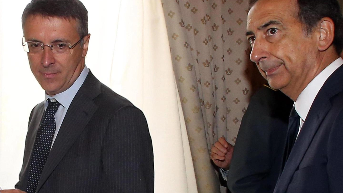 A sinistra Raffaele Cantone  presidente dell’Autorità Nazionale Anticorruzione  e il sindaco Giuseppe Sala