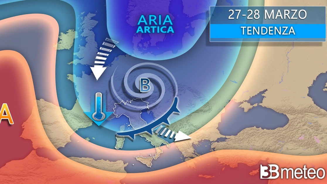 Le previsioni di 3Bmeteo