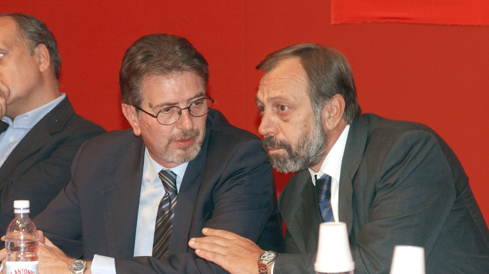 Giordano Vimercati (a destra) con Filippo Penati