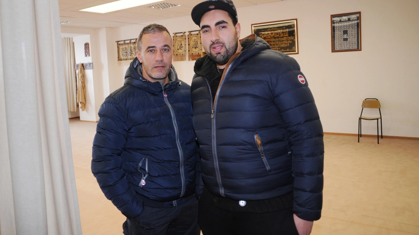 Abdellah Zafer presidente dell’associazione con Mohamed Halibi