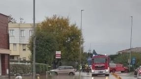 Statale dei Giovi. Allagati i garage  dei carabinieri