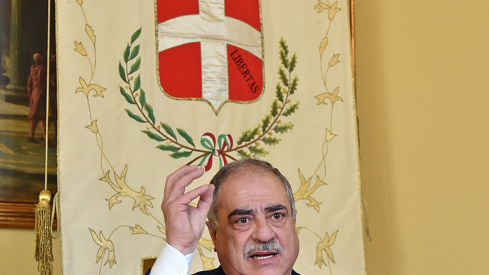Il sindaco Mario Landriscina (Cusa)