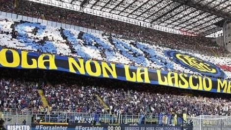 Inter, sola non la lascio mai (Instagram)