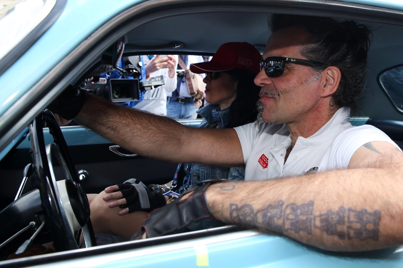 Piero Pelù alla Mille Miglia (Fotolive)