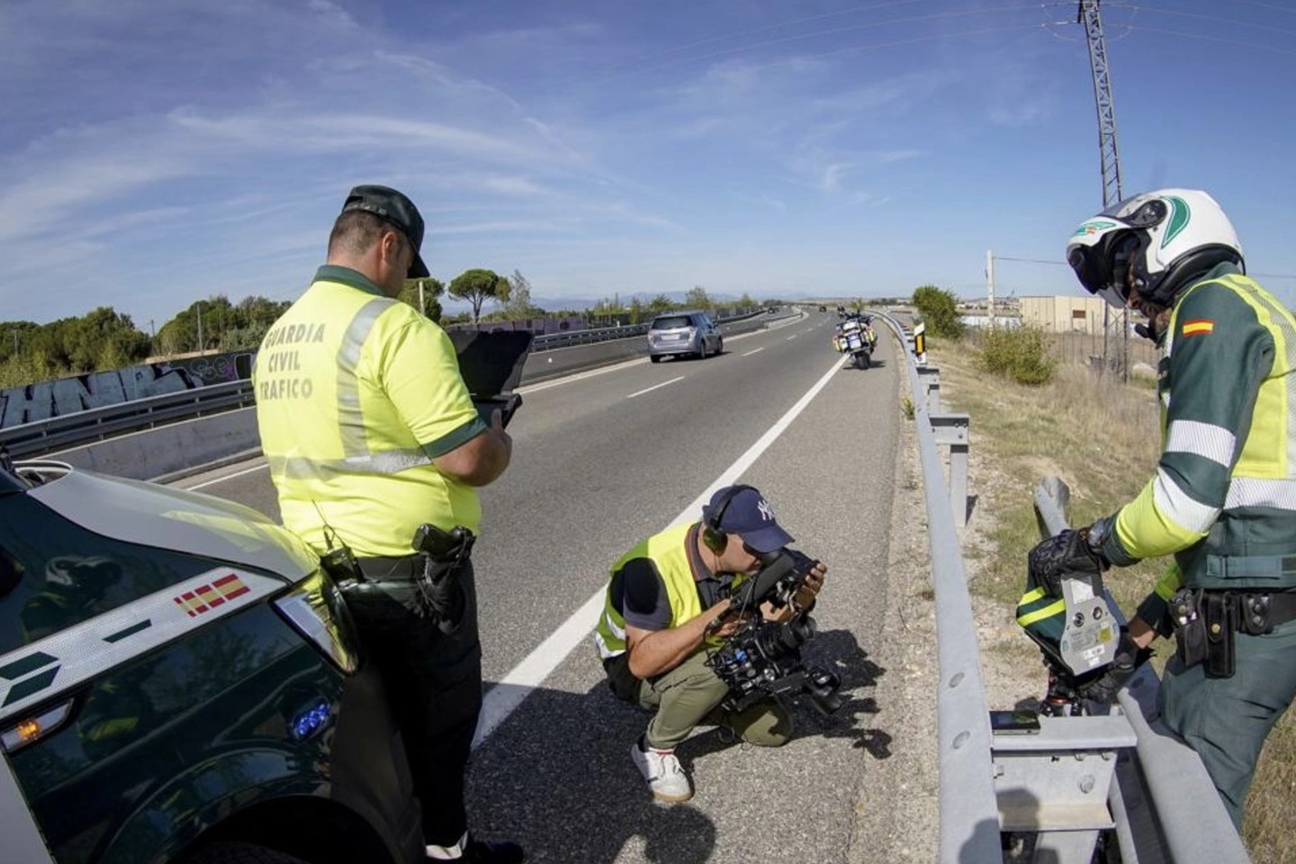 I rilievi della Guardia civil di Ibiza sul luogo dell’incidente