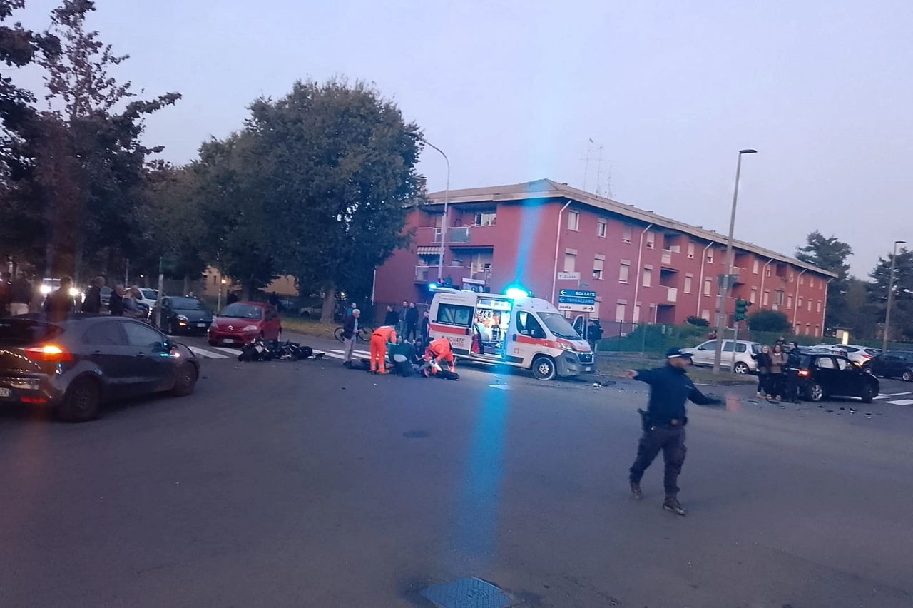 Il luogo dell'incidente mortale a Mazzo di Rho