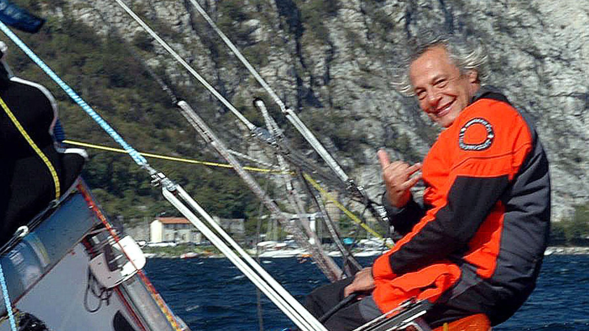 Dario Noseda sulla barca