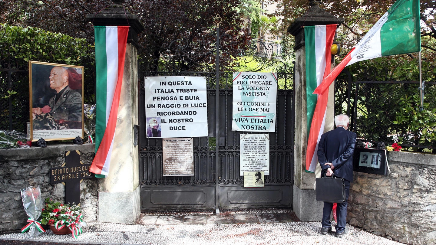 La villa a Giulino di Mezzegra dove vennero fucilati Benito Mussolini e Claretta Petacci