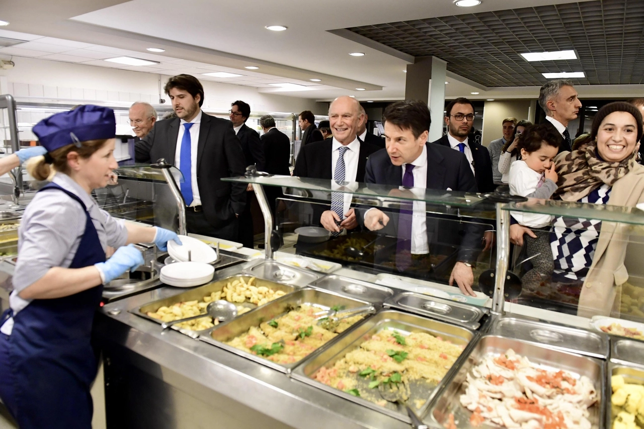 Il premier Conte a cena da Ruben