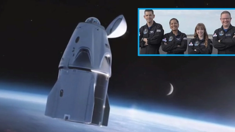 Space X e i primi 4 turisti spaziali