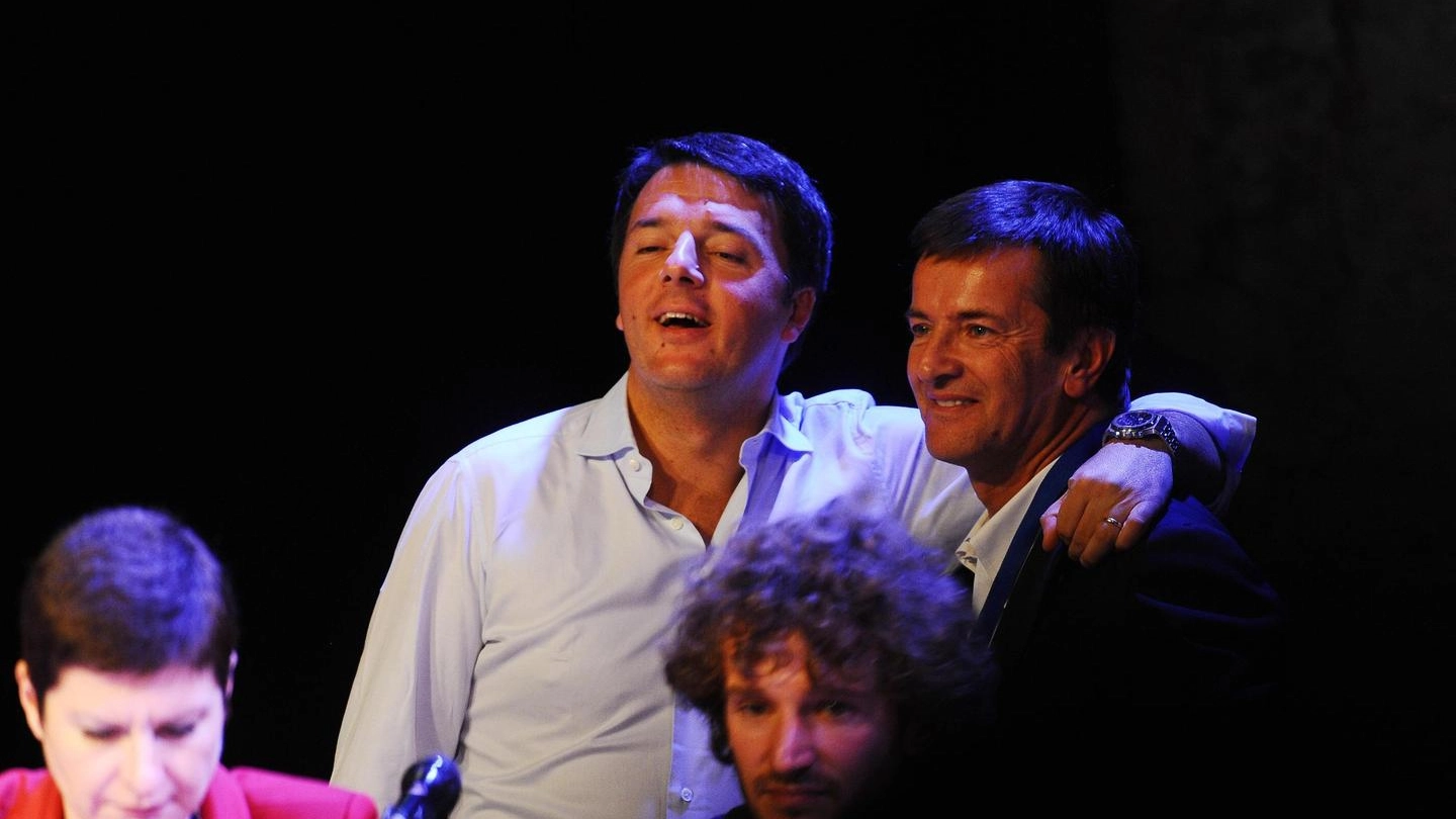 Matteo Renzi e Giorgio Gori alla Leopolda