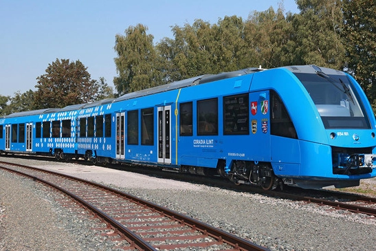 Il treno all'idrogeno di Alstom utilizzato in Germania
