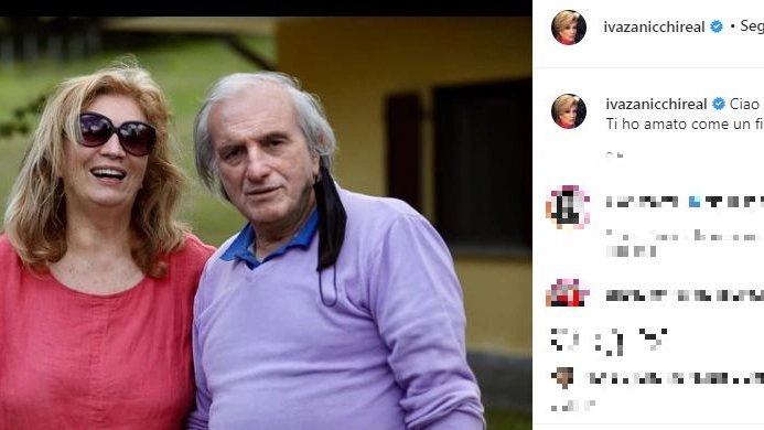 Iva Zanicchi insieme al fratello (Instagram)