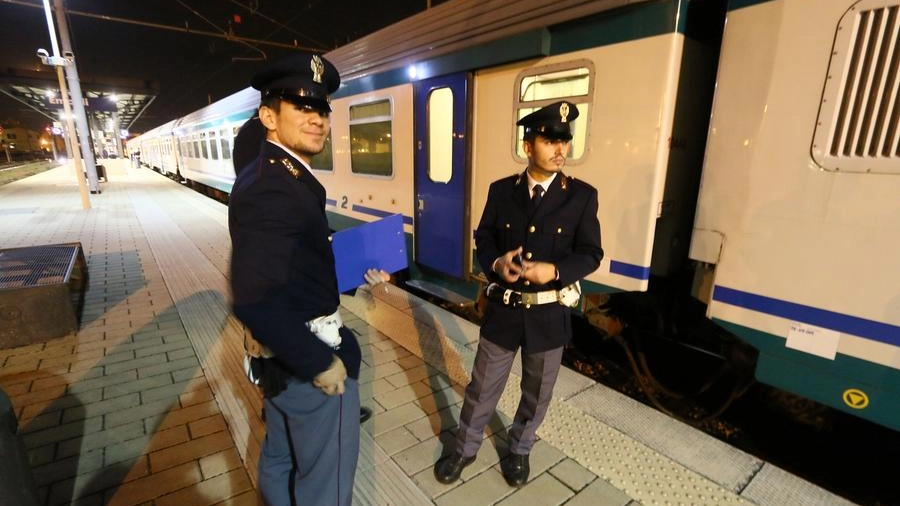 La Polizia ferroviaria (foto di archivio)