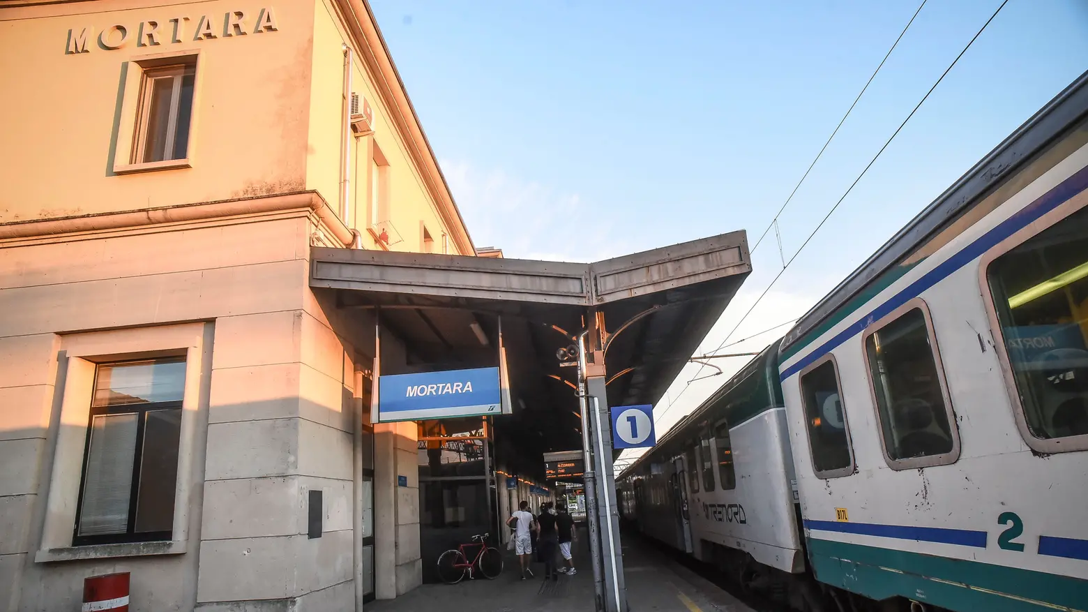 La stazione di Mortara La stazione di Mortara