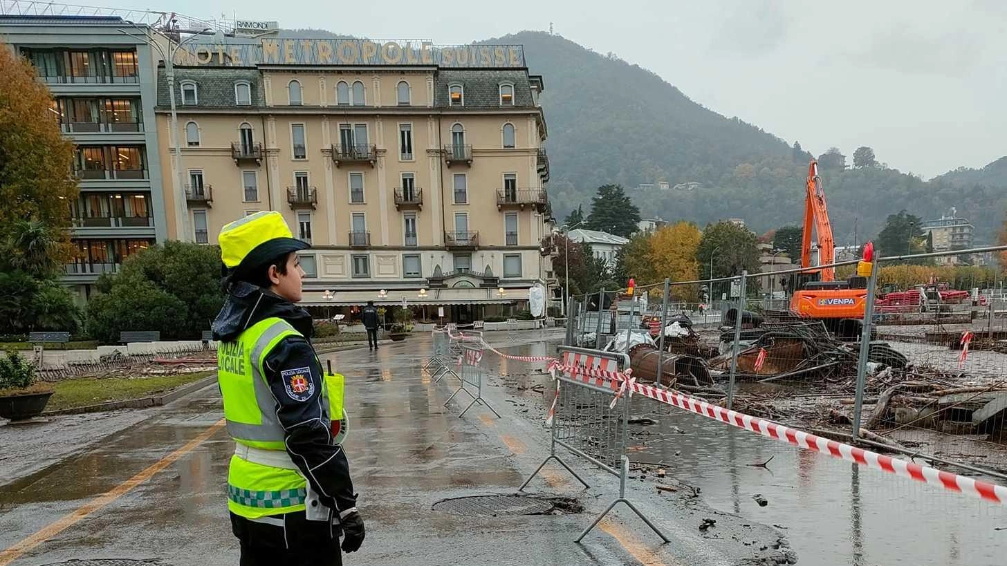 Lario sotto la soglia d’esondazione, ripristinata la viabilità Lario sotto la soglia d’esondazione, ripristinata la viabilità