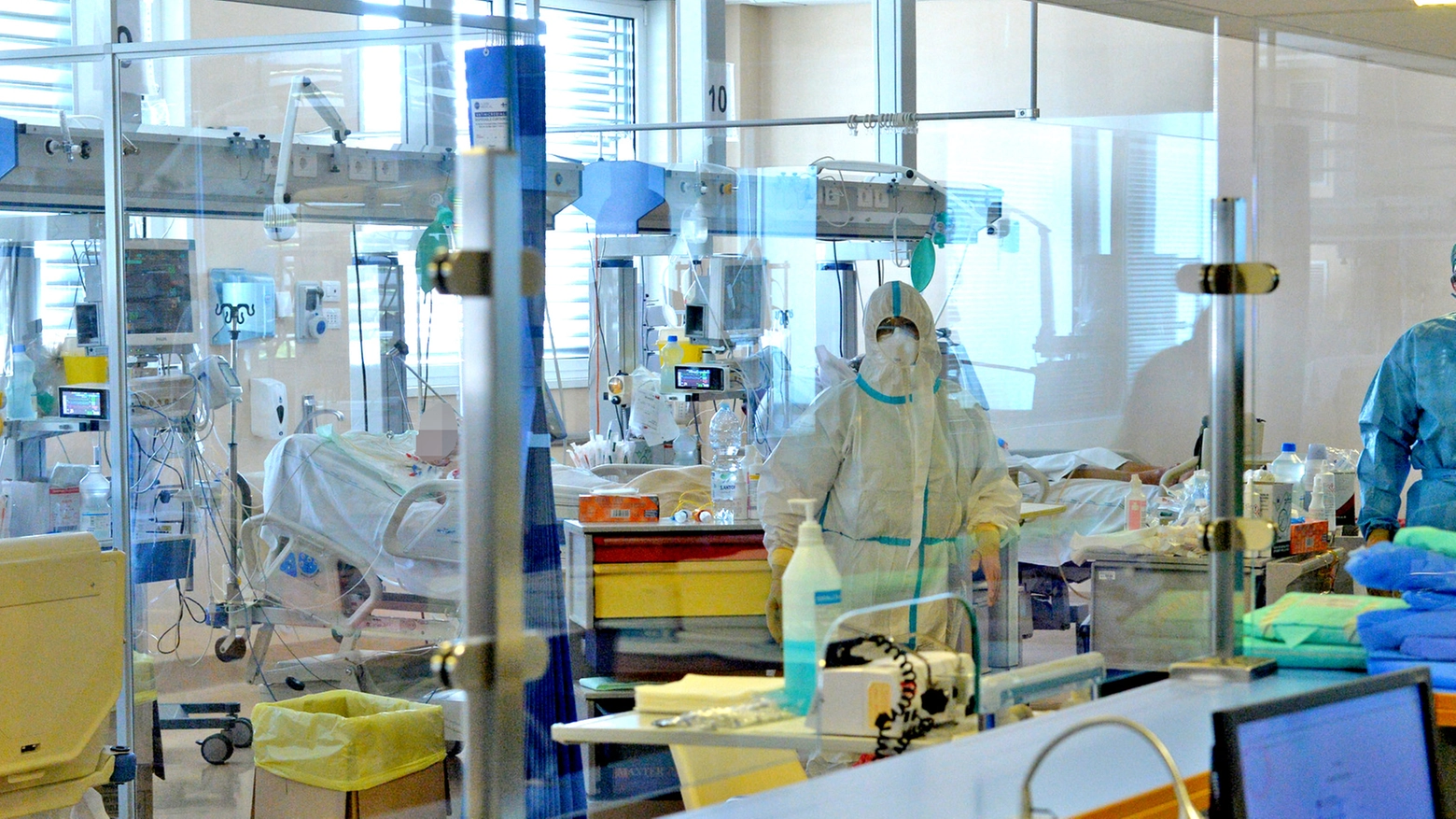 Il paziente è rimasto otto mesi in terapia intensiva Il paziente è rimasto otto mesi in terapia intensiva