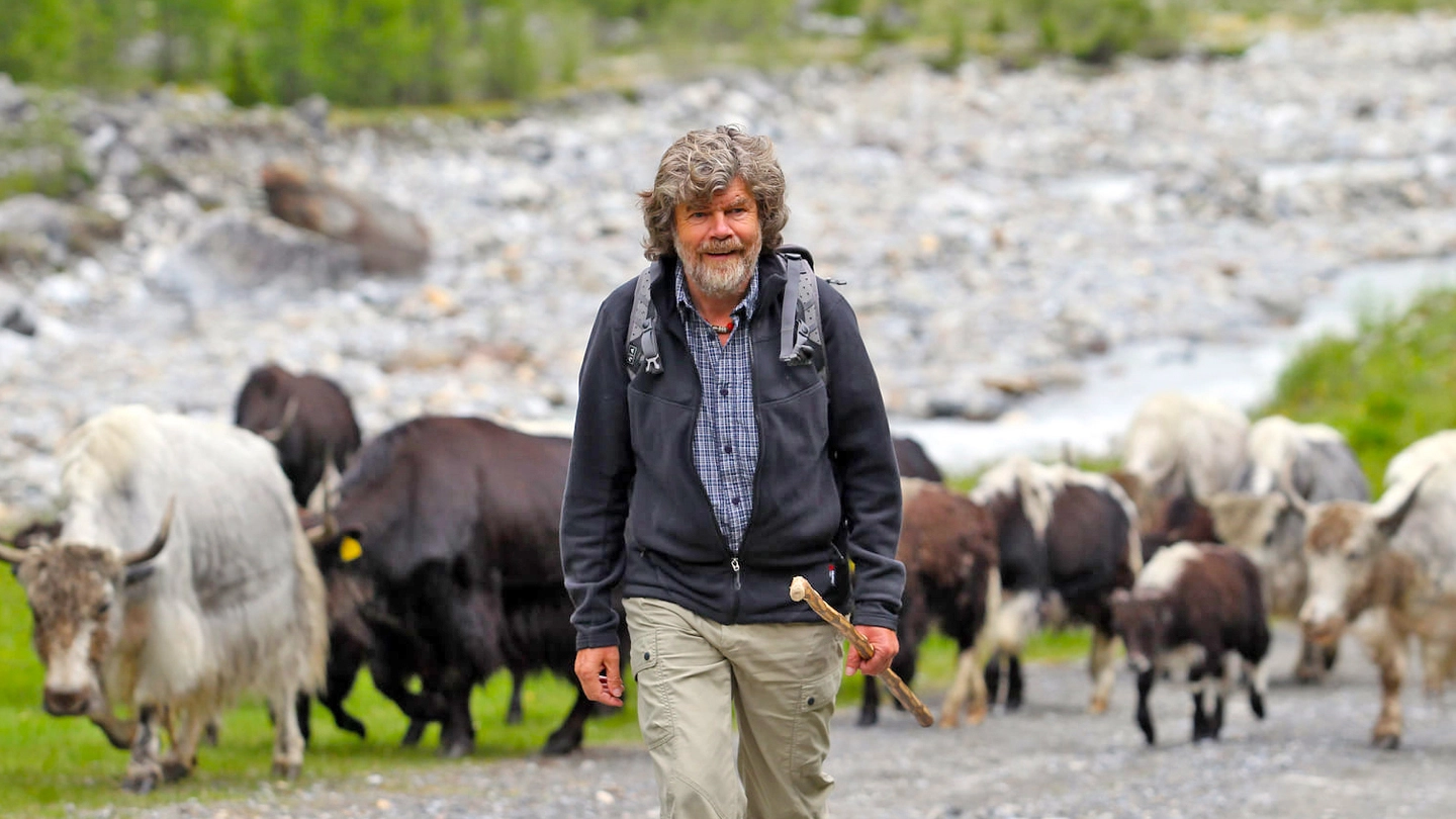 L'alpinista Reinhold Messner (Foto Minkoff)