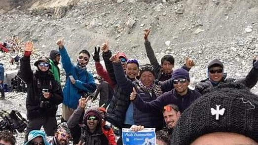 I temerari al campo base dell'Everest