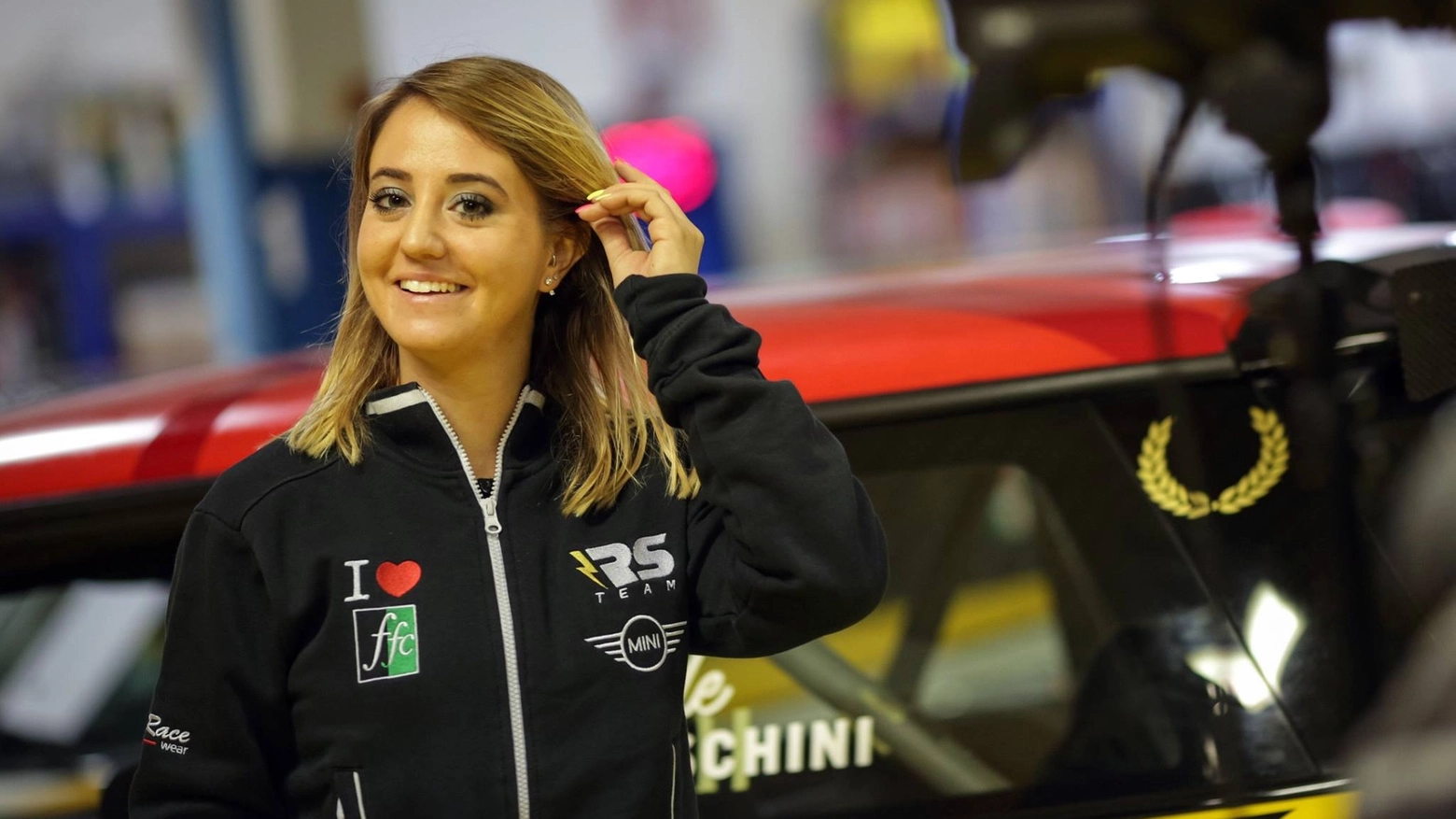 La 25enne pilota milanese, affetta da fibrosi cistica, ha da poco partecipato al Rally di Montecarlo e alla mitica Targa Florio