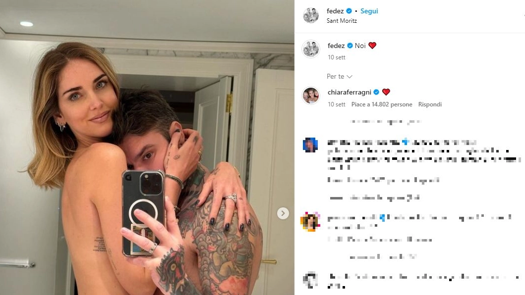 Chiara Ferragni e Fedez (Foto isntagram)