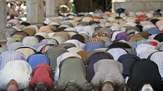 L’interno di un centro di culto musulmano