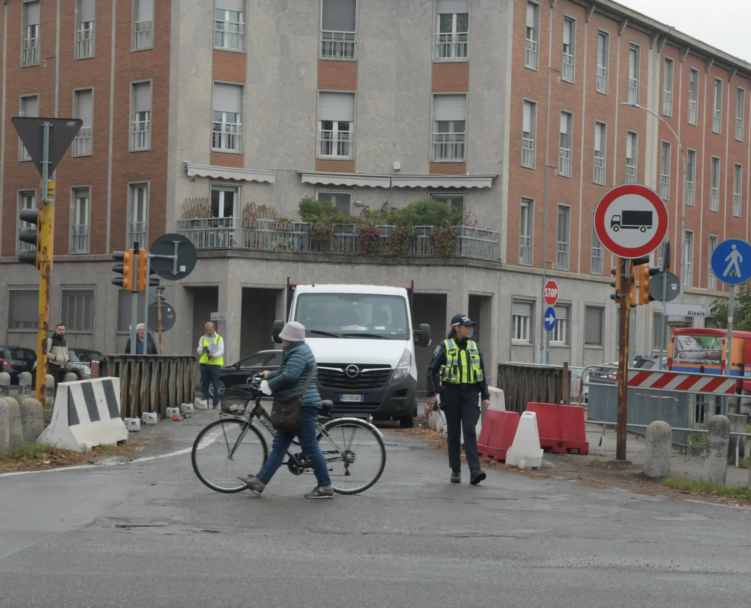 Prove di carico per il ponte