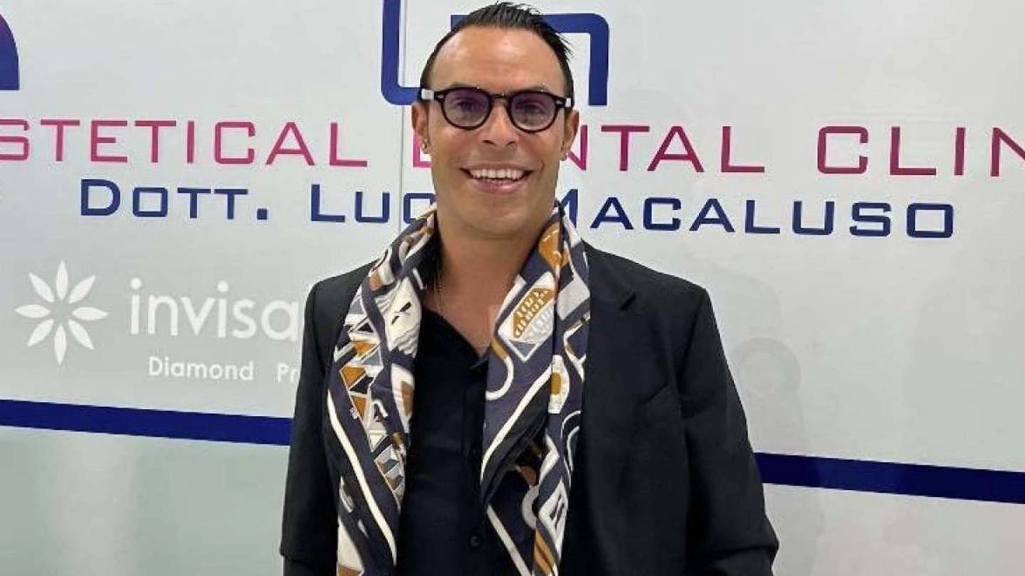 Il dentista trentottenne Luca Macaluso