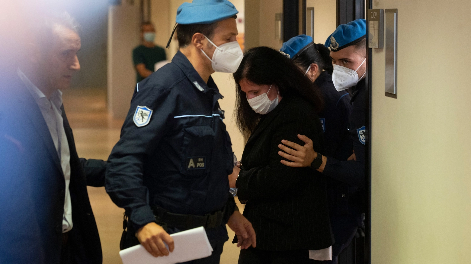 Alessia Pifferi durante un'udienza in tribunale