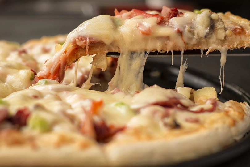 Una pizza