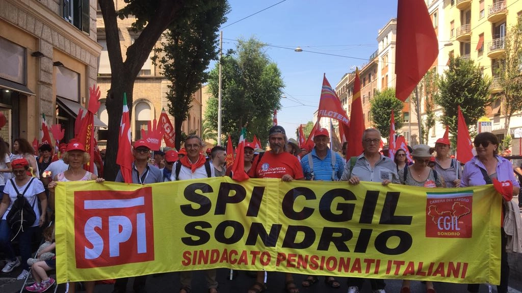 Manifestazione a Roma contro i voucher (Orlandi)