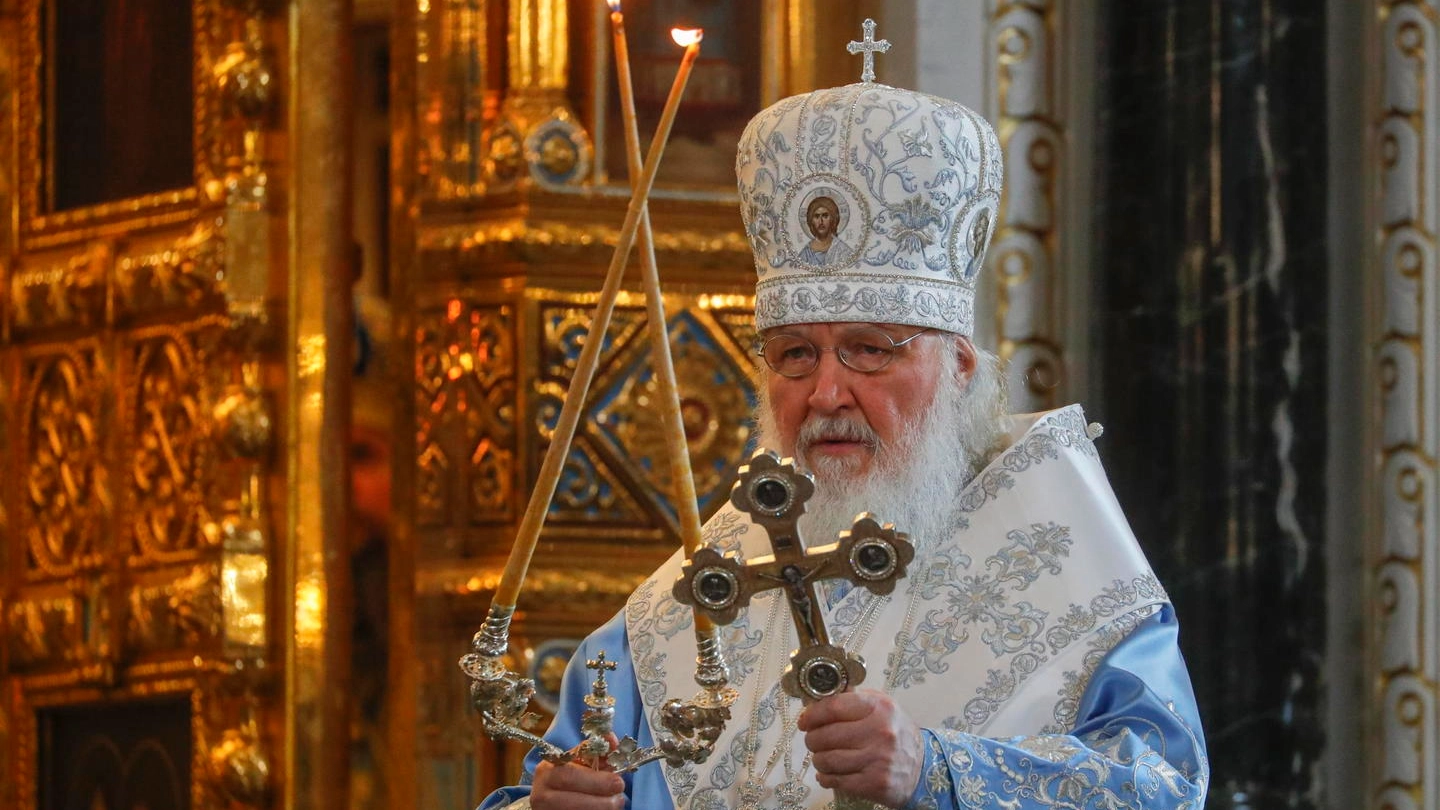 Il patriarca di Mosca Kirill (Ansa)