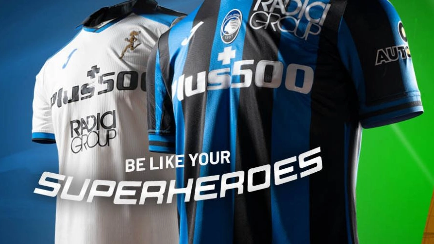 Le nuove maglie dell'Atalanta presentate sul sito del club