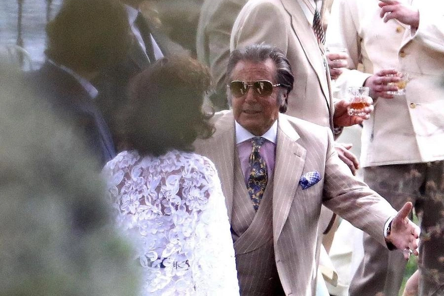 Tremezzina, film The House of Gucci - foto dal set di Villa Balbiano