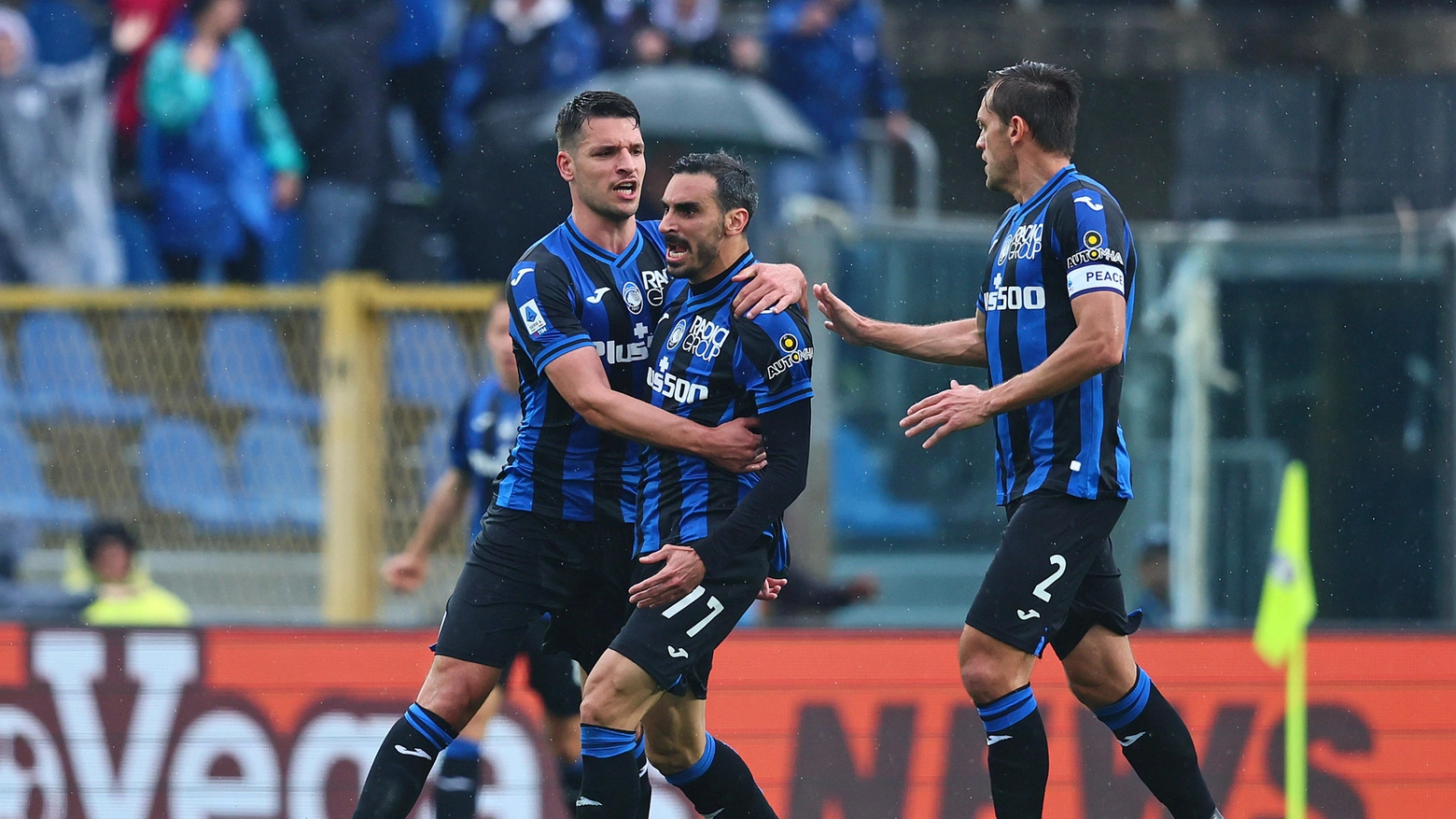 Il difensore dell'Atalanta Davide Zappacosta, al centro Il difensore dell'Atalanta Davide Zappacosta, al centro