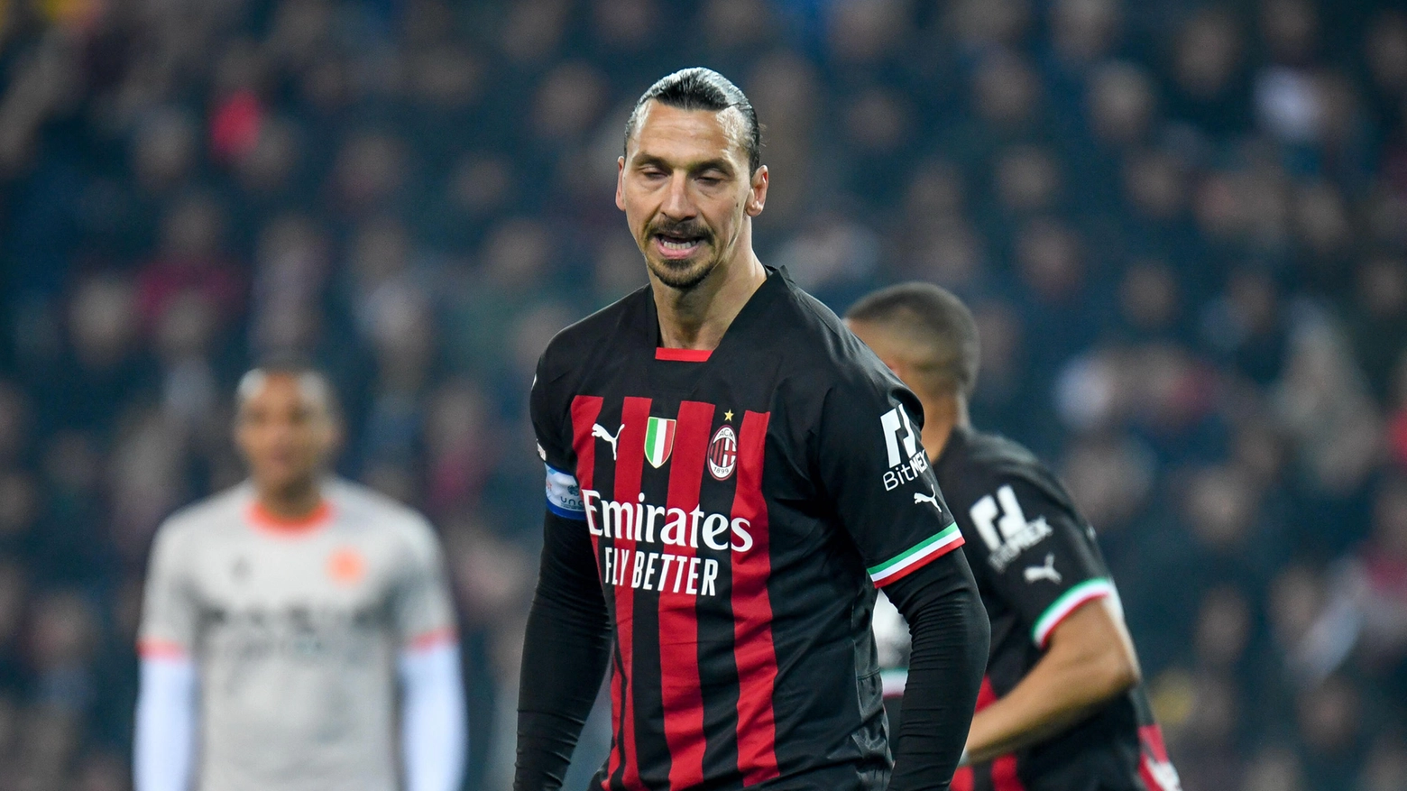 L'attaccante milanista Zlatan Ibrahimovic