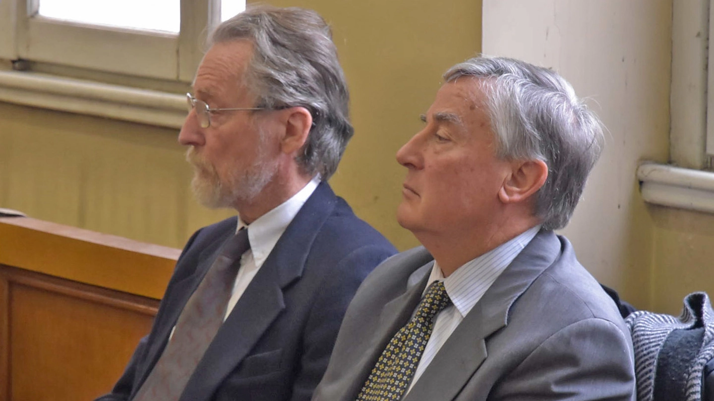 Da sinistra gli imputati Michele Cardinale, 75 anni, e Lorenzo Mo, 71