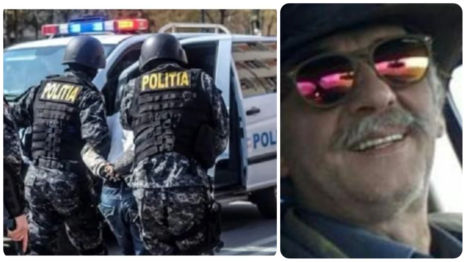 La polizia romena e Mauro Donato Gadda