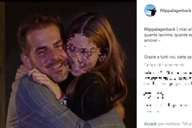 Daniele Bossari e la figlia (Instagram Filippa Lageback)