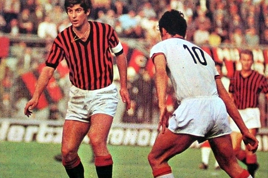 Gianni Rivera in azione