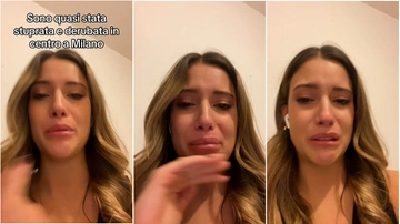 Un'altra ragazza salvata di notte da un taxi a Milano. La denuncia su TikTok in lacrime: "Potevano violentarmi"