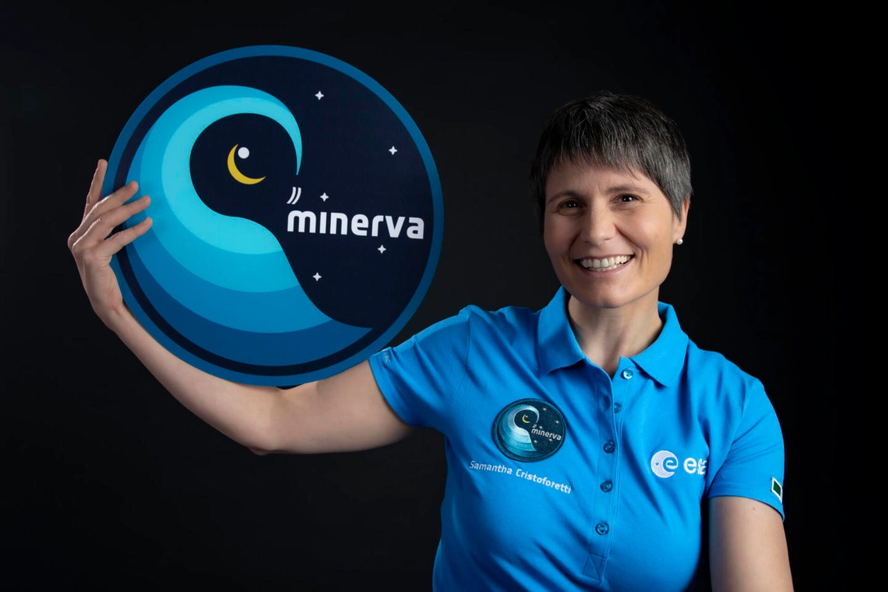 Samantha Cristoforetti e la patch della missione