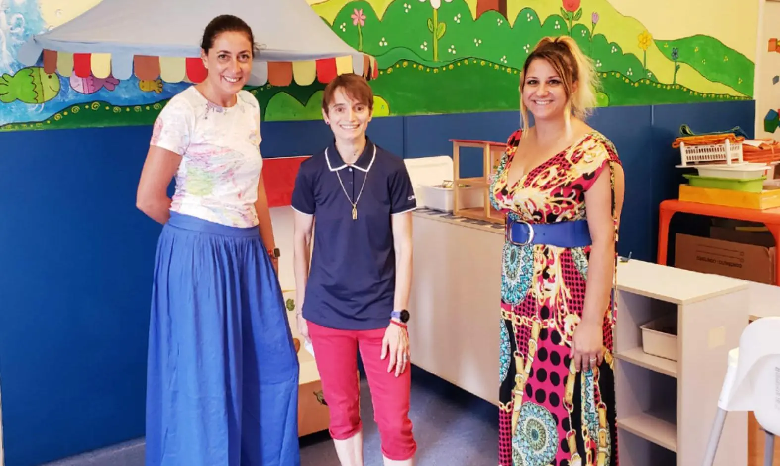 Armadietti, tavoli e giochi in dono dalla Fondazione Buon Pastore