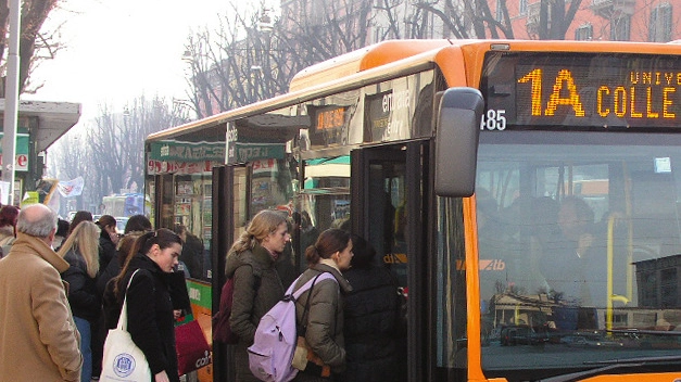 Un autobus della società bergamasca Atb, iscritta  ad Asstra