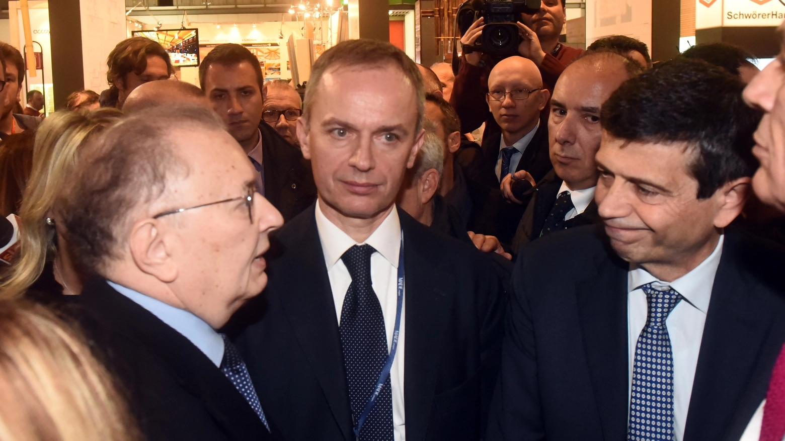 Inaugurazione Made Expo con il ministro Maurizio Lupi e Giorgio Squinzi