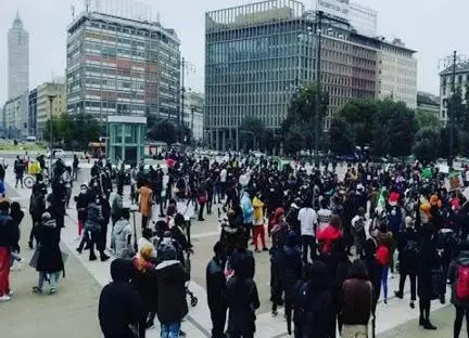 La protesta dei nigeriani "Basta violenze in patria"