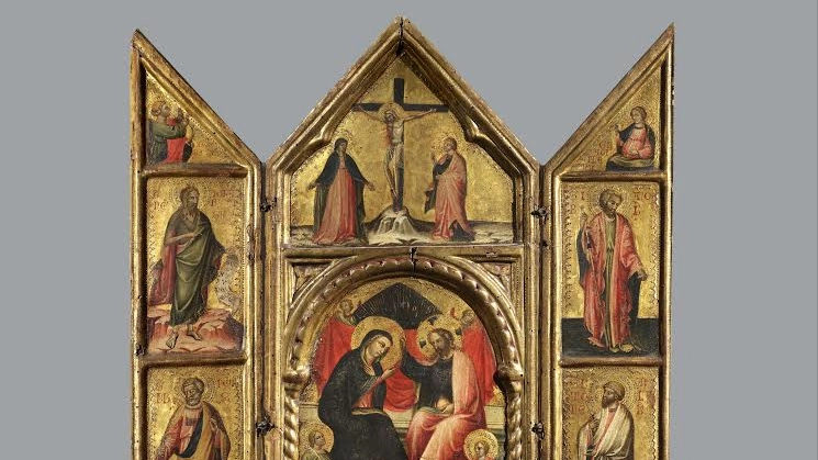 Ai musei civici riflettori puntati sul trittico 'Incoronazione della Vergine'